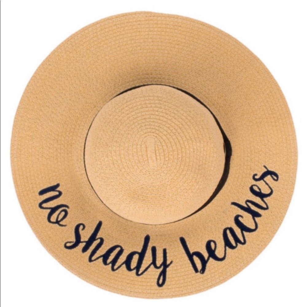 NWT NO SHADY BEACHES Sun Hat